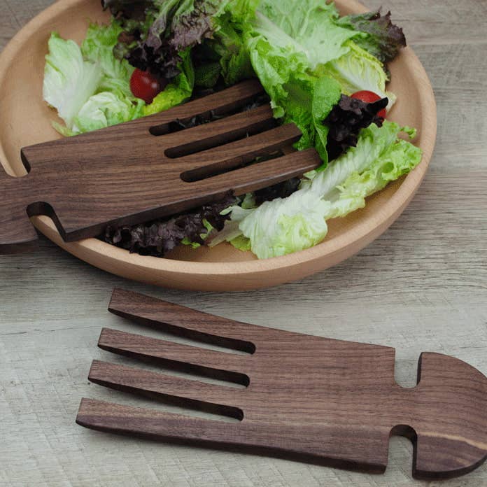 Wooden Salad Hands