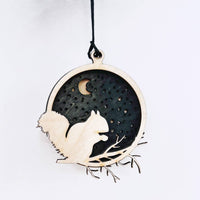 Squirrel Light Up Ornament