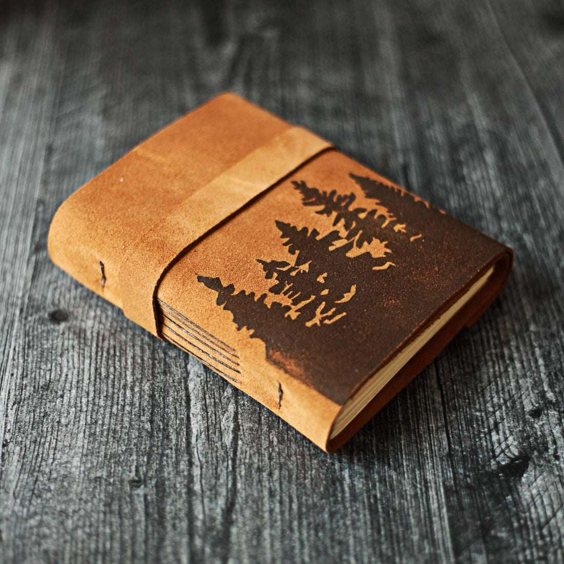 Pine Forest Leather Journal