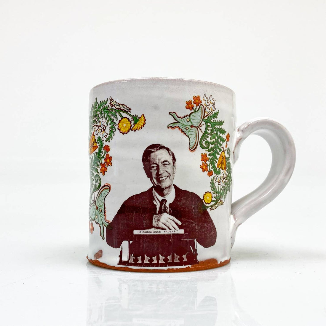 Mr. Rogers Floral Mug