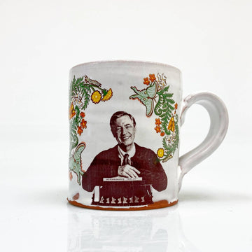 Mr. Rogers Floral Mug