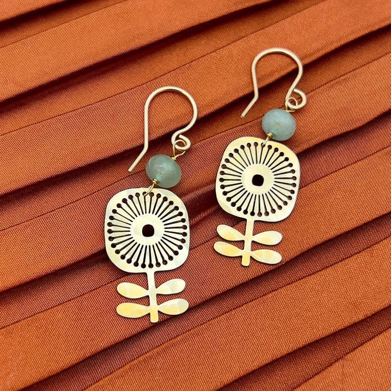 Verdure Earrings | Gold
