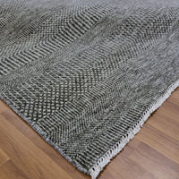 6'0" x 9'1" | Gray Grass Modern | Wool | 210000022458