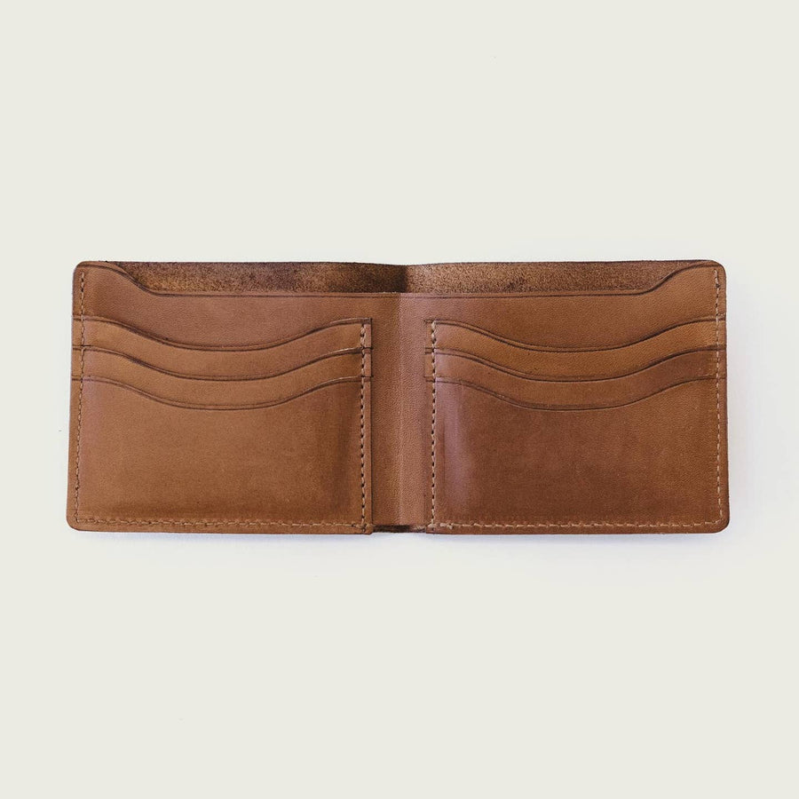 Leather Bifold Wallet | Tan