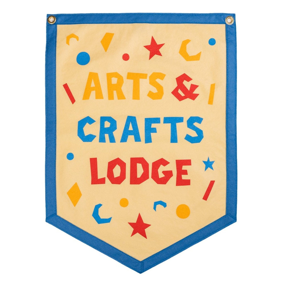 Arts & Crafts Lodge Camp Flag