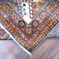 9'1" x 13'0" | Colorful Afghan | Wool | 210000023732
