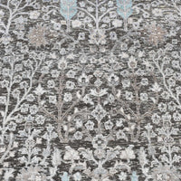 4'2" x 6'0" | Gray Cypress | Wool & Silk | 210000023760