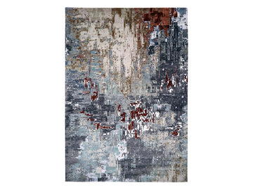 10'0" x 14'3" | Grey Abstract | Wool | 210000023916