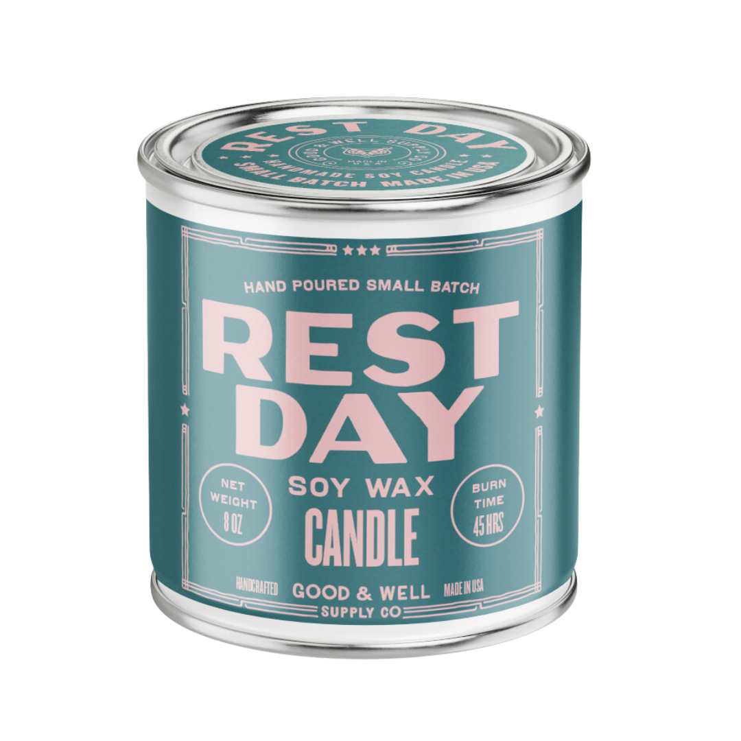 Rest Day Candle - The Artisan's Bench