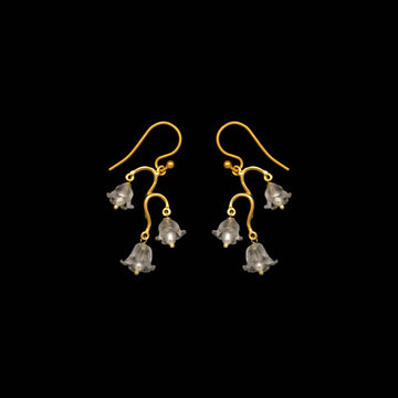 Lily of the Valley Dainty Wire Earrings