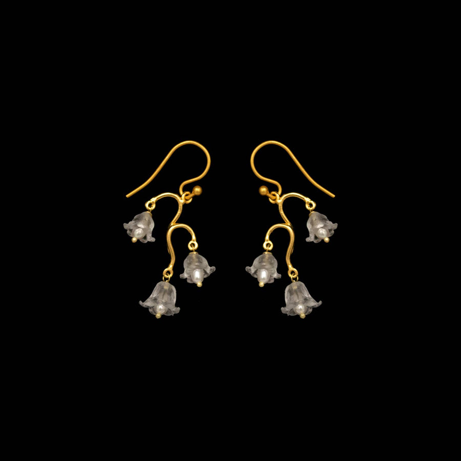 Lily of the Valley Dainty Wire Earrings