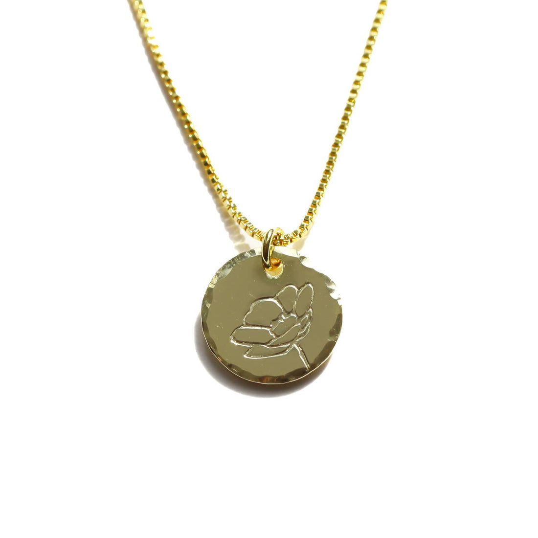 October Cosmos Birth Flower Necklace