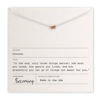3 Things Necklace | Mixed Metal