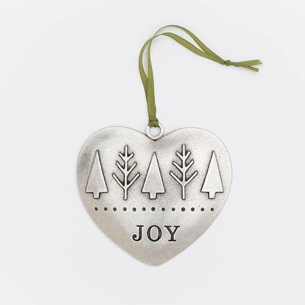 Heart "Joy" Ornament