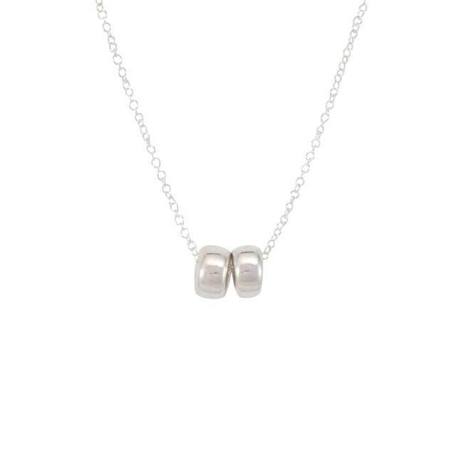 Friends Beads Necklace | Silver