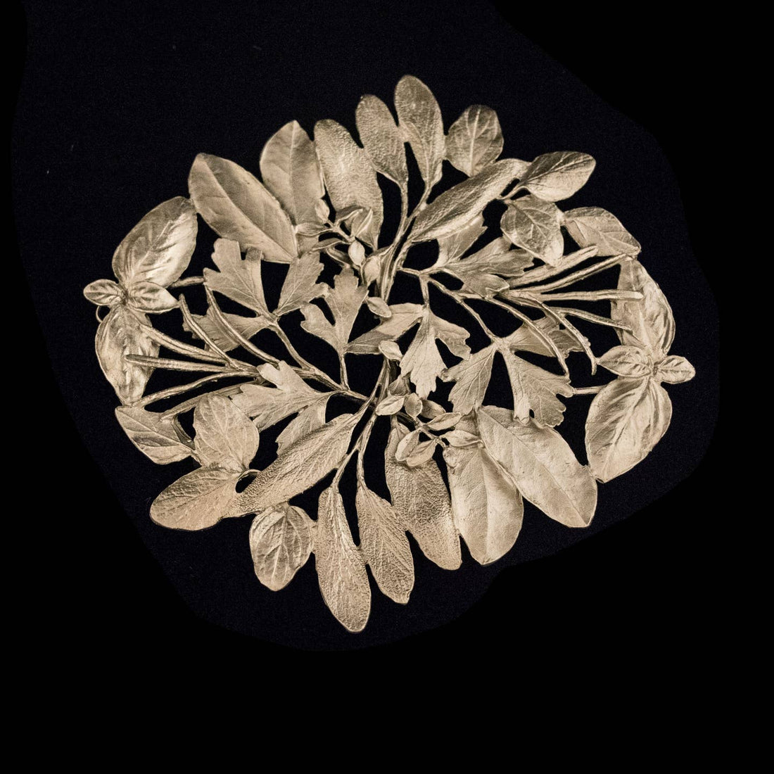Herb Trivet | Silver