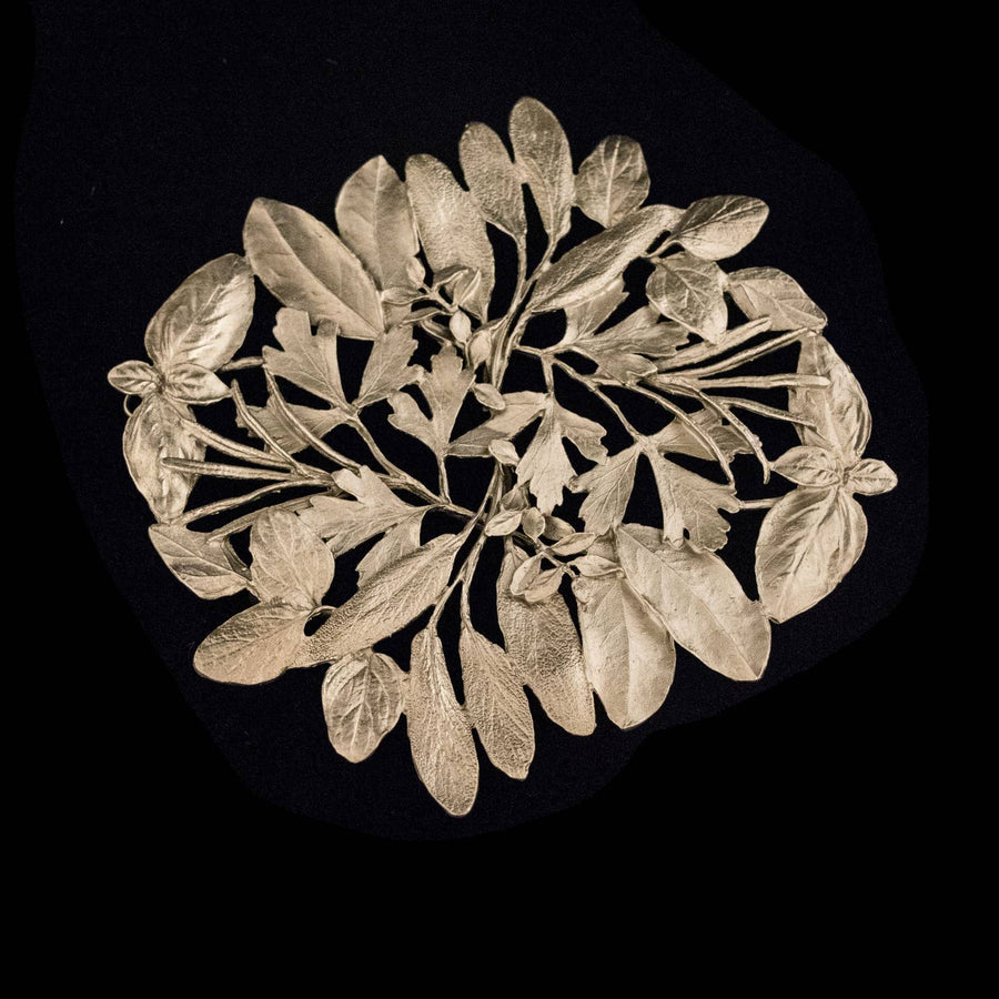 Herb Trivet | Silver
