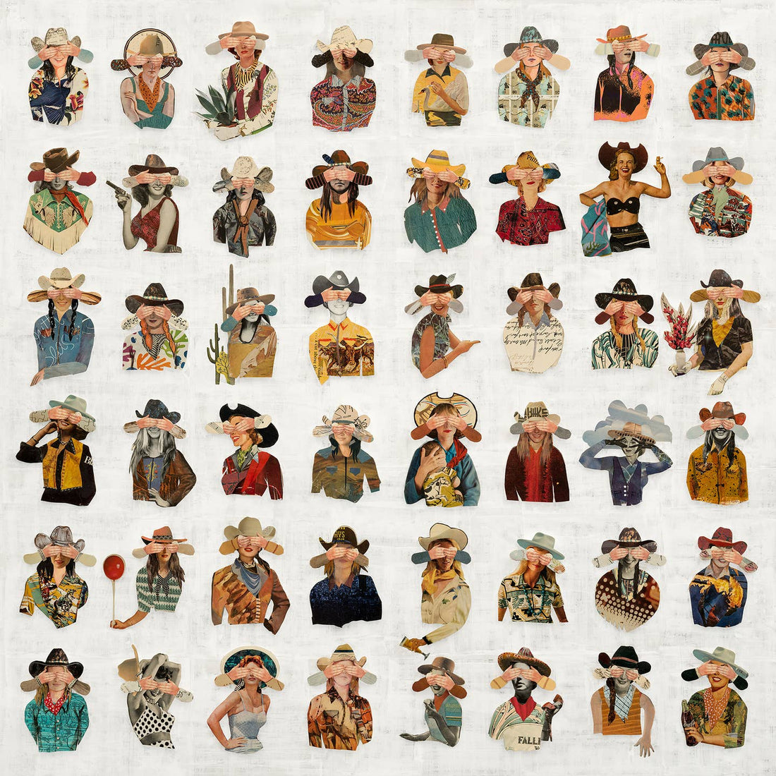 Cowgirl Surprise (Vintage Cowgirls) | Archival Art Print