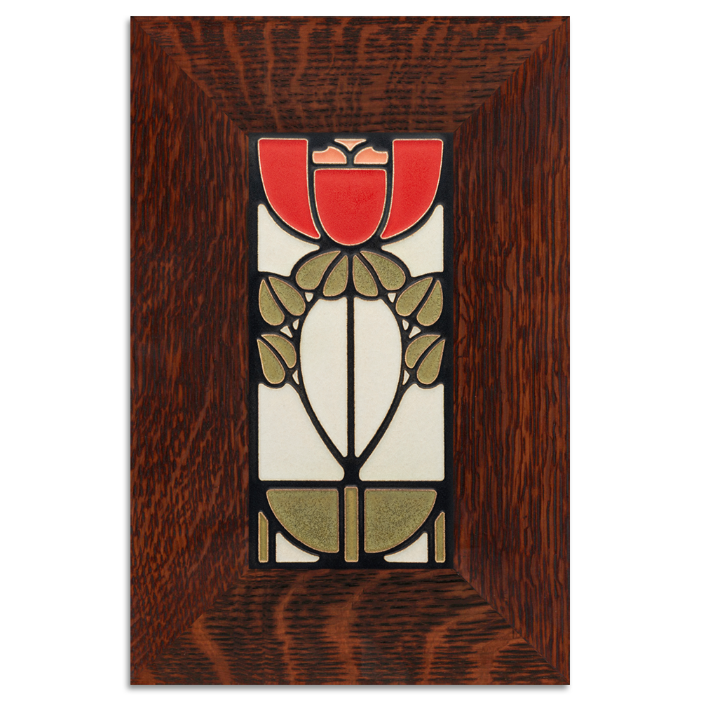 Motawi Bell Flower in Red - 4x8