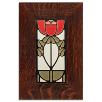 Motawi Bell Flower in Red - 4x8