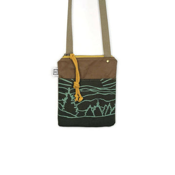 Mini Crossbody Bag Mountains | Moss