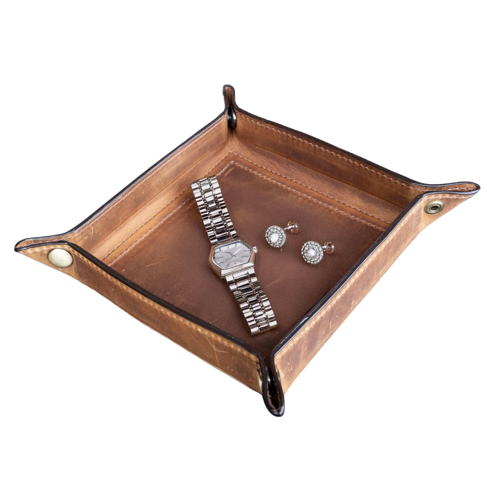 Leather Catchall Tray
