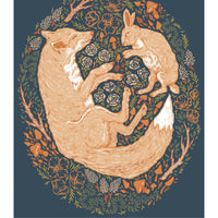 Fox & Hare 8x10 | Giclee Print