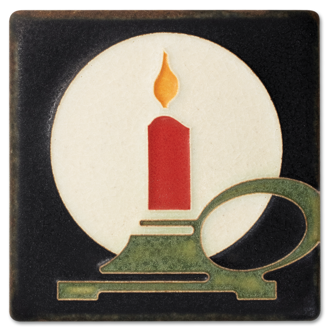 Motawi Candle in Black - 4x4