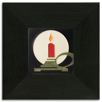 Motawi Candle in Black - 4x4