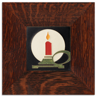 Motawi Candle in Black - 4x4