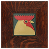 Motawi Rooster in Green - 4x4