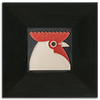 Motawi Rooster in Black - 4x4
