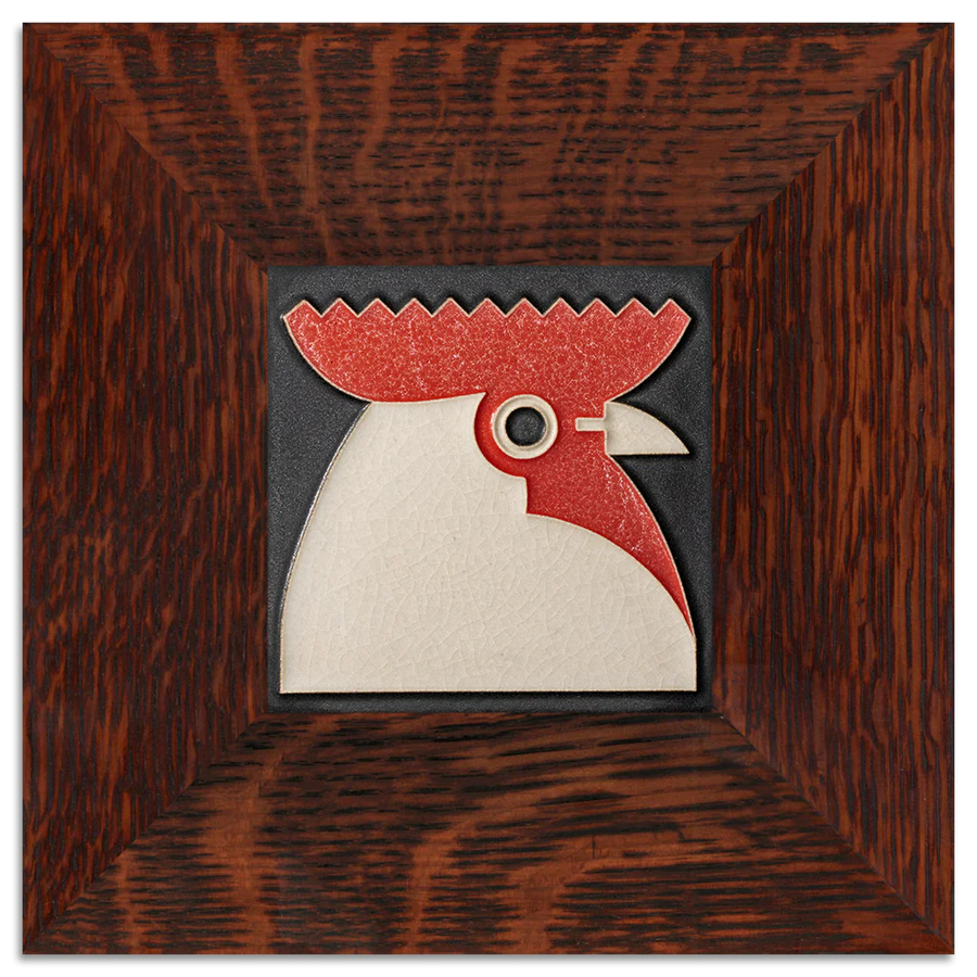 Motawi Rooster in Black - 4x4