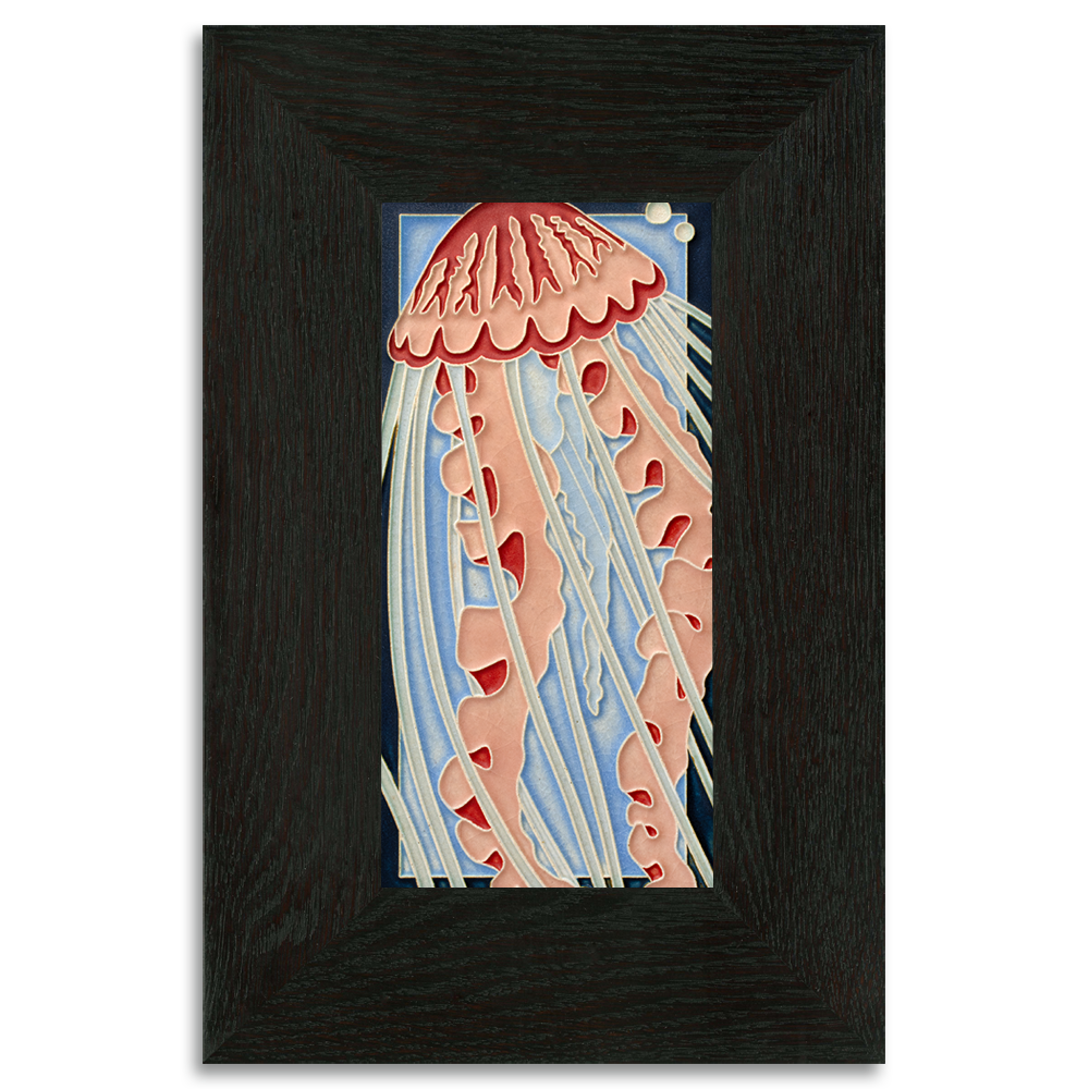 Motawi Jellyfish in Mint - 4x8