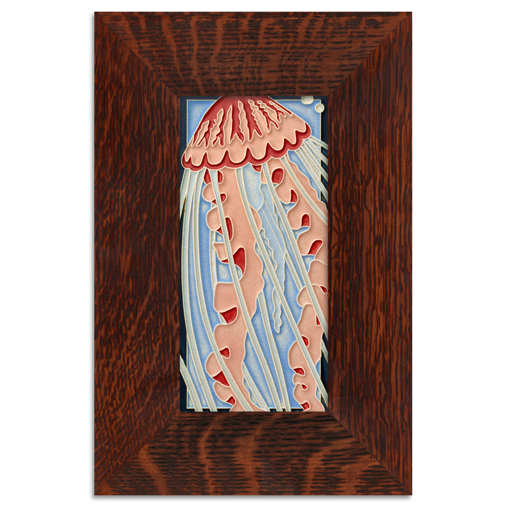 Motawi Jellyfish in Mint - 4x8