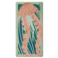 Motawi Jellyfish in Mint - 4x8
