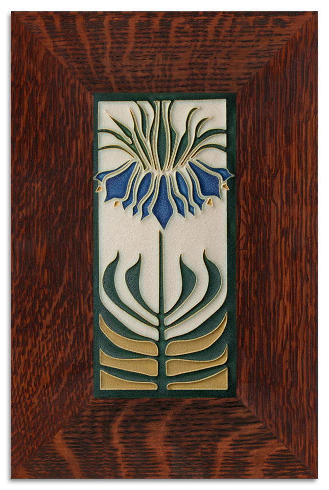 Motawi Persian Lily in Lapis - 4x8