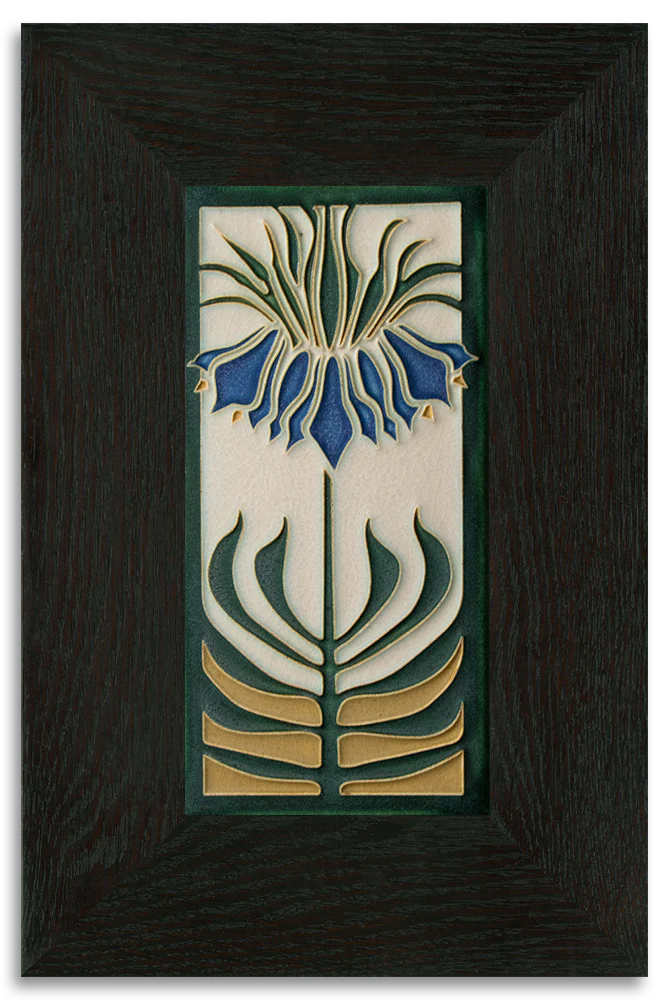 Motawi Persian Lily in Lapis - 4x8