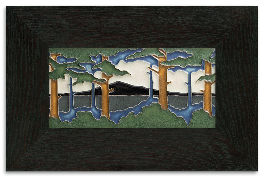 Motawi Pine Landscape Summer Horizontal - 4x8