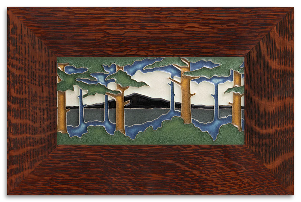 Motawi Pine Landscape Summer Horizontal - 4x8