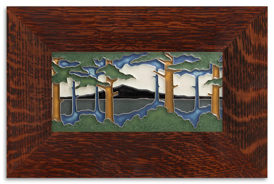 Motawi Pine Landscape Summer Horizontal - 4x8