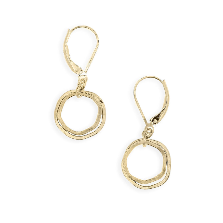 Mini Simple Caldera Earrings | Gold Filled