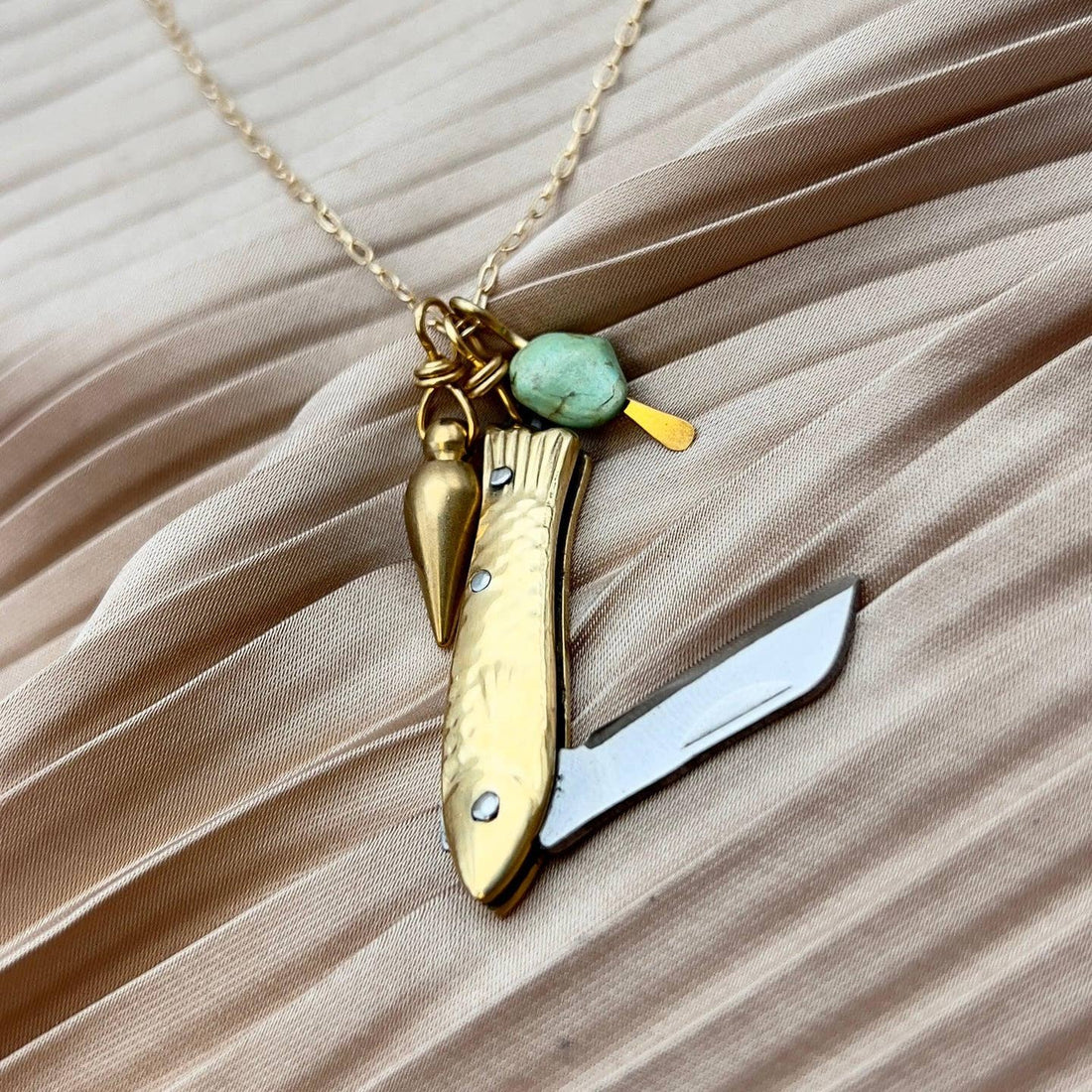 The Feeesh Billie Necklace | Gold