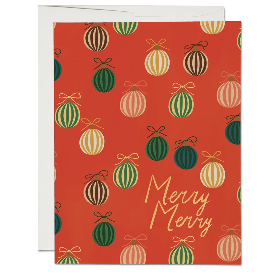 Merry Ornaments Holiday Card