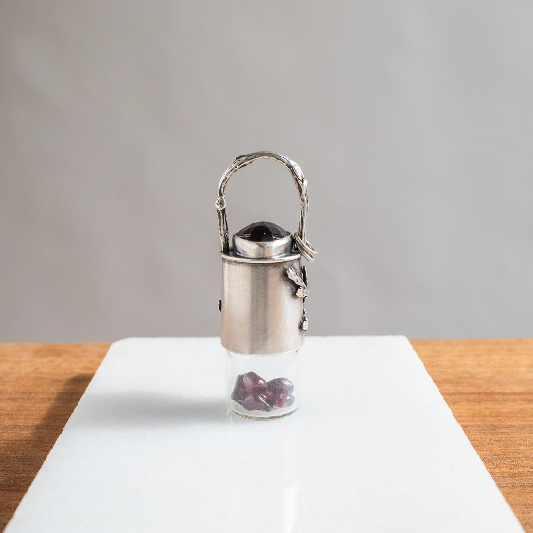 Pinecone Roller Bottle Charm