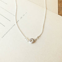 Love Knot Necklace | Silver