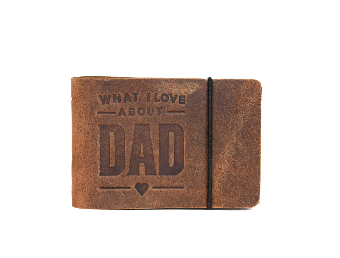 Love About Dad Leather Journal