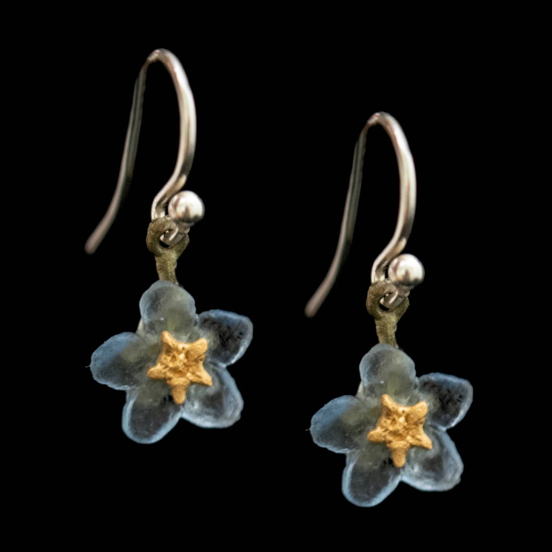 Forget Me Not Flower Earrings - The Artisan's Bench