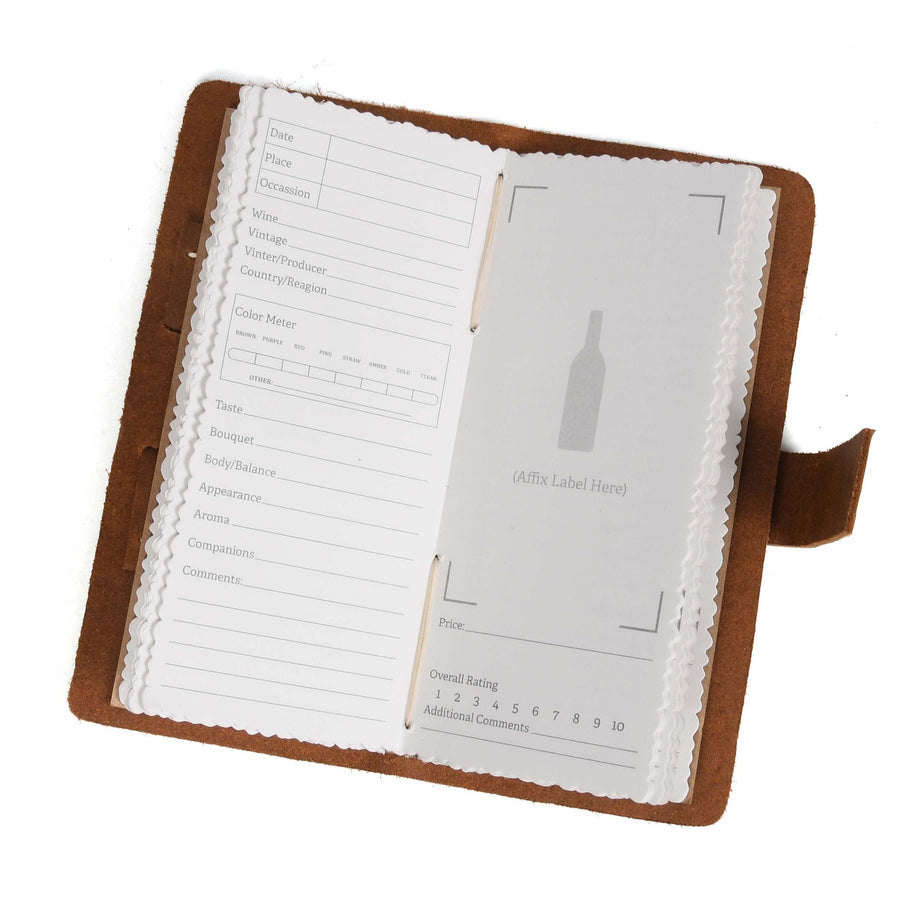 Wine Leather Logbook