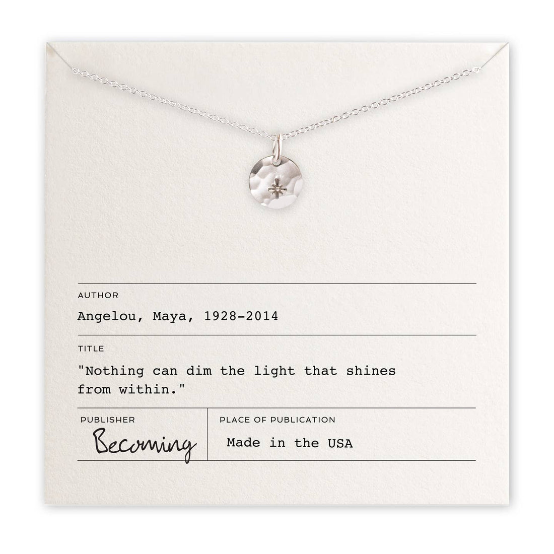 Light Within Necklace | Silver